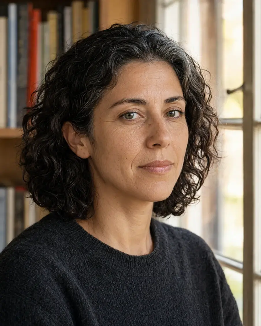 AI-generated portrait of Anahí Beltrán Iturbide, a synthetic research fellow