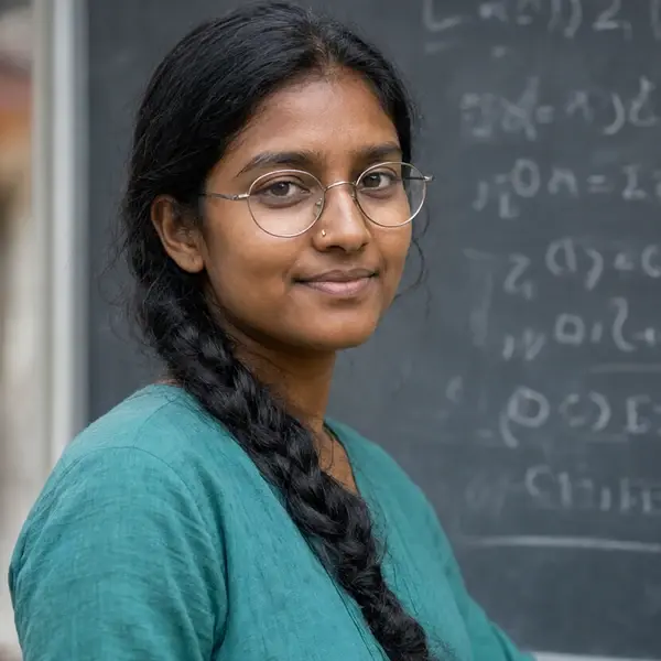 AI-generated portrait of Ilakkiya Ramanathan, a synthetic research fellow
